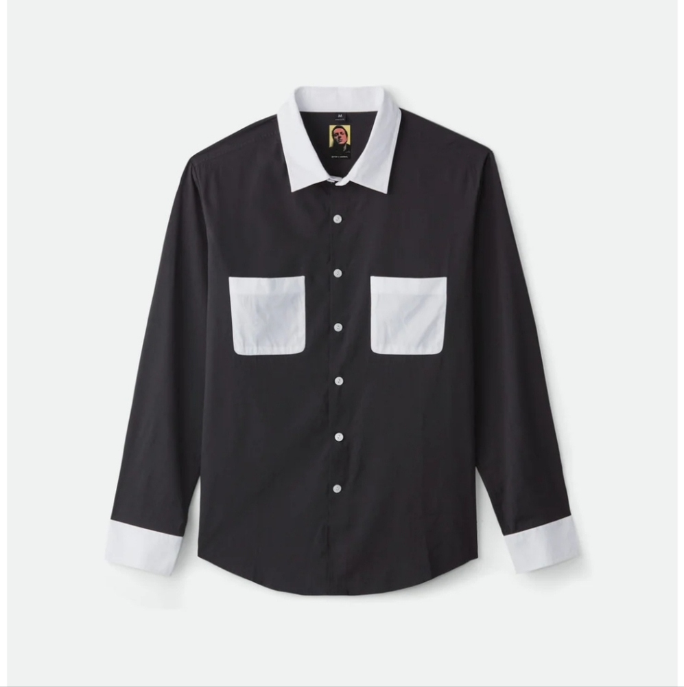 Brixton X strummer long sleeve button down dress shirt XL - Picture 5 of 11